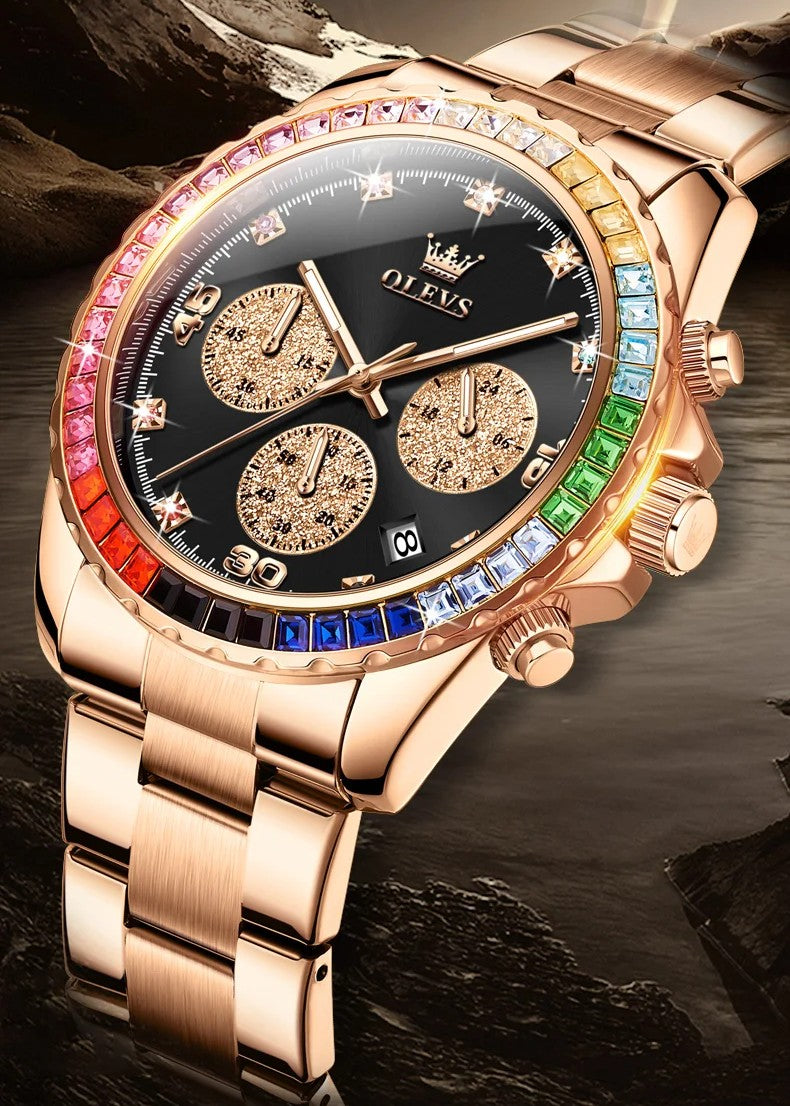 RELOJ DE PIEDRAS PRECIOSAS- LUCE ELEGANTE EN CADA COMPROMISO