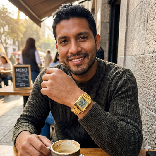 RELOJ DORADO - UN DISEÑO EXCLUSIVO Y PERFECTO PARA BRILLAR
