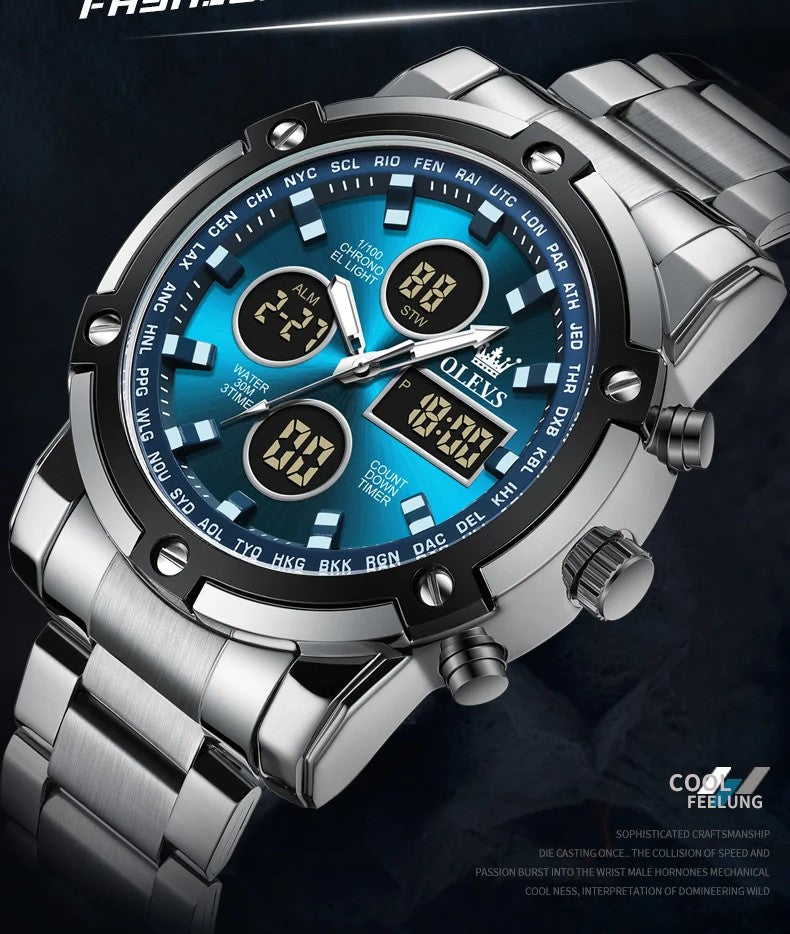 RELOJ MULTIFUNCIONAL- UN ESTILO UNICO DEL2025