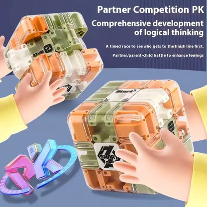 CUBO DE LABERINTO 3D-DIVERSION INFINITA EN LA PALMA DE TU MANO