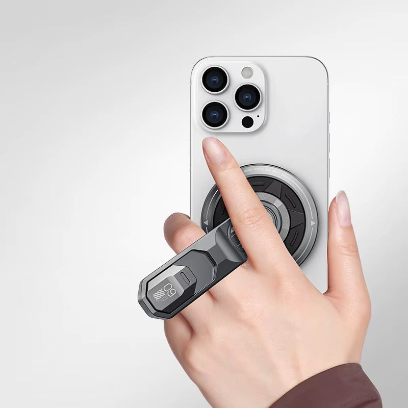 SOPORTE MAGNETICO PARA CELULAR - CON ANILLO GIRATORIO PARA DAR SEGURIDAD