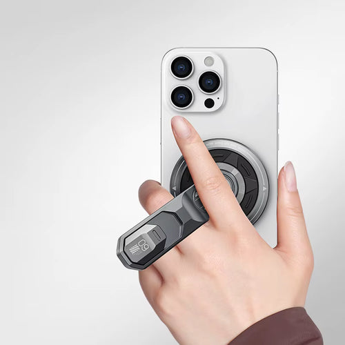 SOPORTE MAGNETICO PARA CELULAR - CON ANILLO GIRATORIO PARA DAR SEGURIDAD