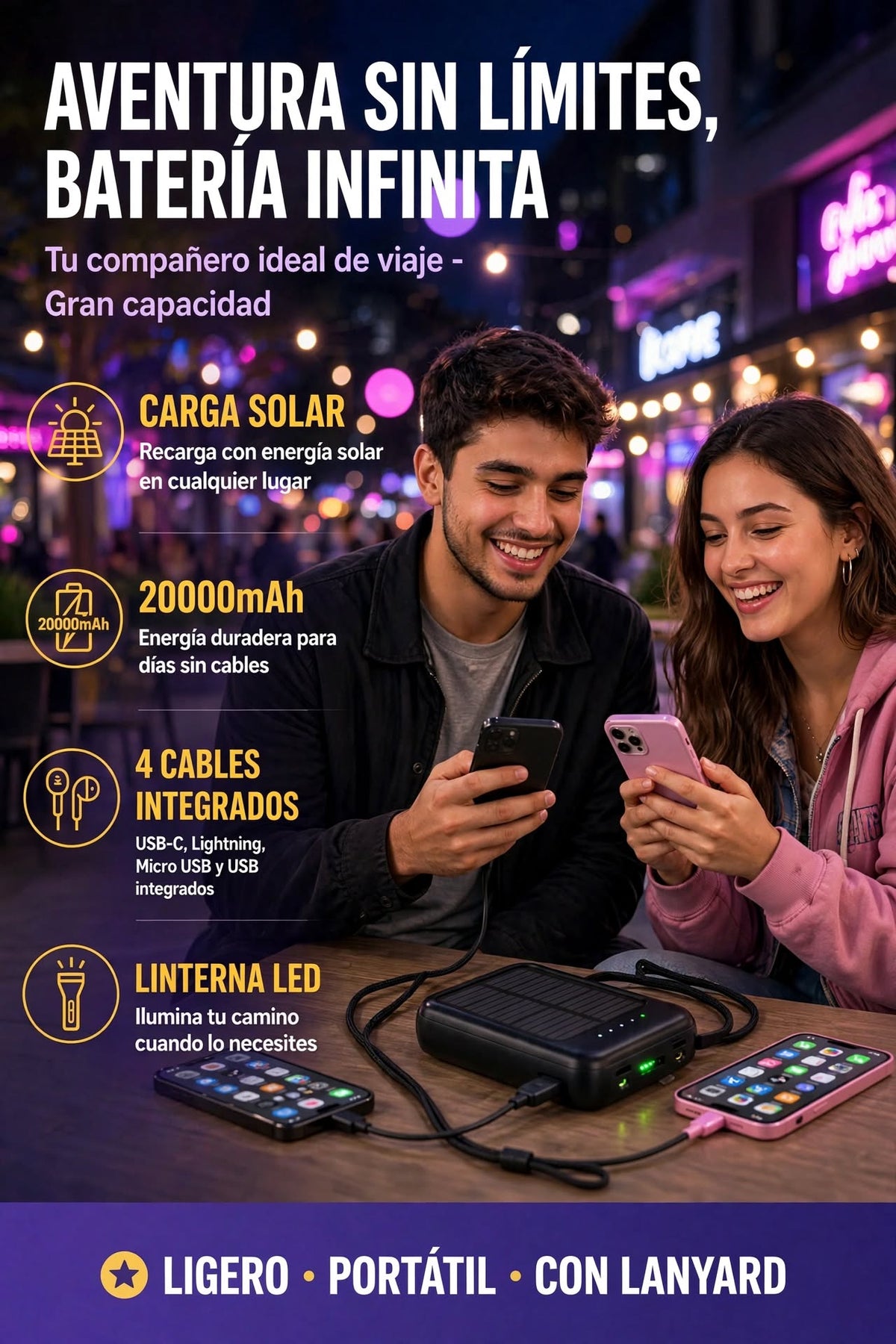 CARGADOR INTELIGENTE DE 140W CON EXPULSIÓN Y APAGADO AUTOMÁTICO