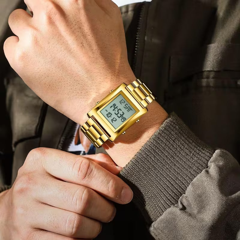 RELOJ DORADO - UN DISEÑO EXCLUSIVO Y PERFECTO PARA BRILLAR