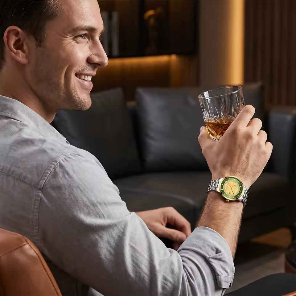 RELOJ MONACO ELITE-DISEÑO REFINADO CON ACABADOS DE ALTO NIVEL