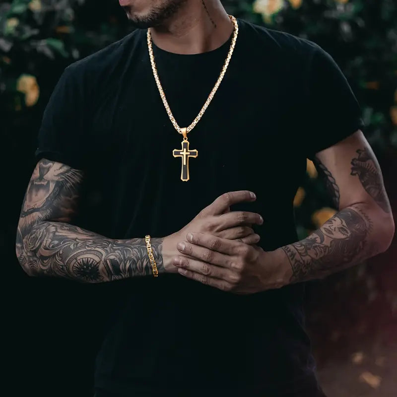 PULSERA Y COLLAR PARA HOMBRE-MODERNA Y ELEGANTE