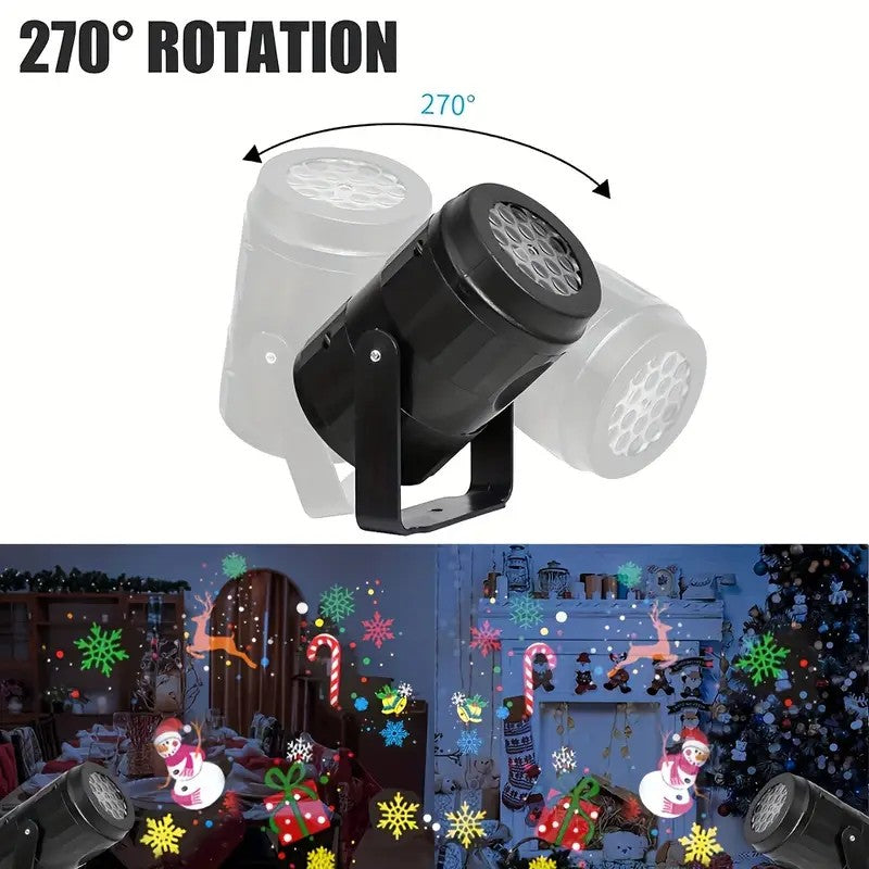 PROYECTOR LED NAVIDEÑO- IDEAL PARA DECORAR TU HOGAR