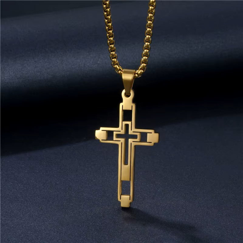 CADENA ELEGANTE-DORADO PARA HOMBRE