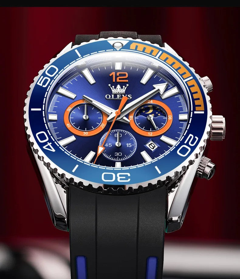 RELOJ OLEVS-CRONOGRAFO DEPORTIVO UN ESTILO DIFERENTE