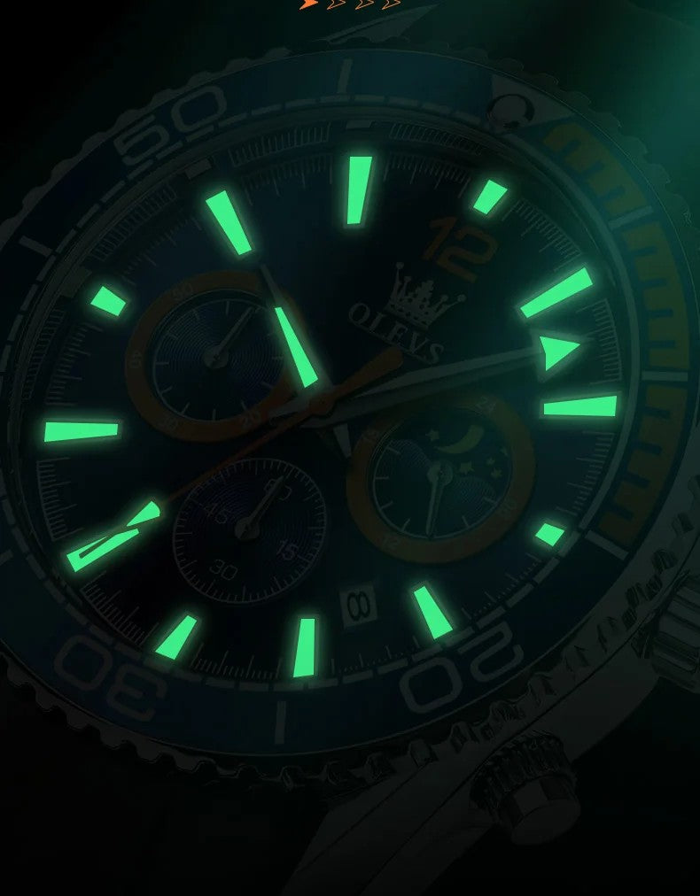 RELOJ OLEVS-CRONOGRAFO DEPORTIVO UN ESTILO DIFERENTE