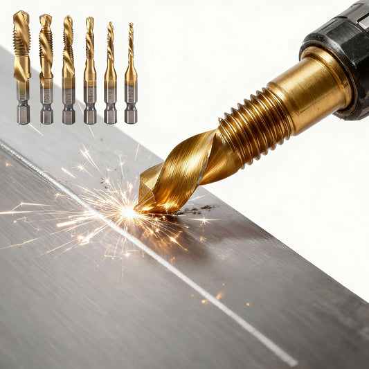 BROCAS TITANIO - PERFORA Y ROSCA AL INSTANTE (6 UNIDADES)