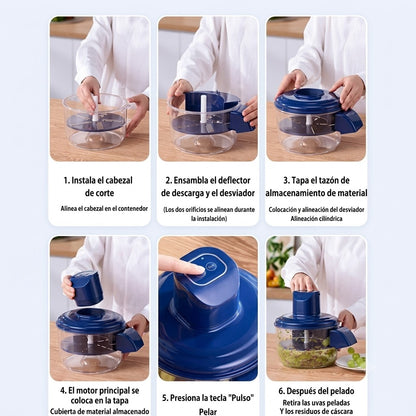 PELADOR DE FRUTAS RECARGABLE-MENOS ESFUERZO MAS RAPIDEZ