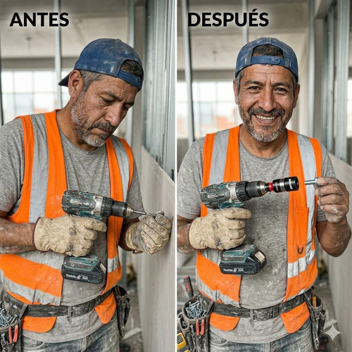 JUEGO DE ( 6 VASOS ) EXAGONALES MAGNETICOS APTOS PARA TALADROS