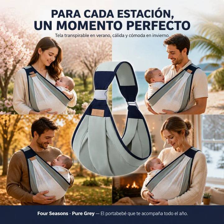 PORTABEBES AJUSTABLE-FRESCO, COMODO Y SUPER SEGURO