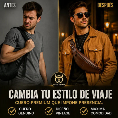 CANGURERA DE CUERO RESISTENTE-MAXIMA RESISTENCIA, COMODIDAD Y DISEÑO SOFISFICADO