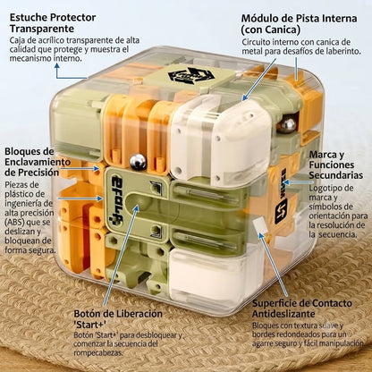 CUBO DE LABERINTO 3D-DIVERSION INFINITA EN LA PALMA DE TU MANO