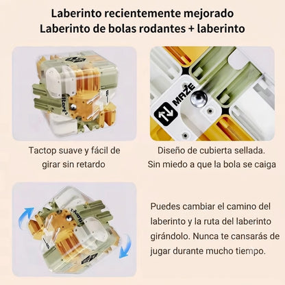 CUBO DE LABERINTO 3D-DIVERSION INFINITA EN LA PALMA DE TU MANO