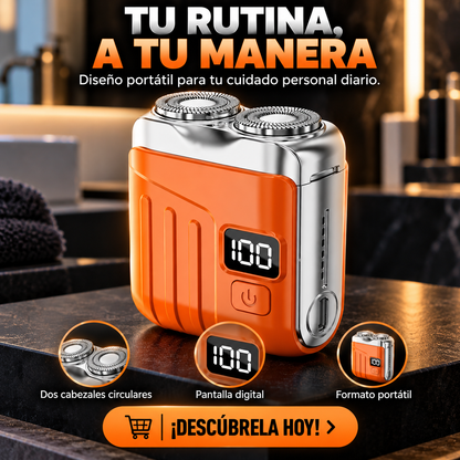 AFEITADORA ELÉCTRICA PORTÁTIL CON PANTALLA DIGITAL