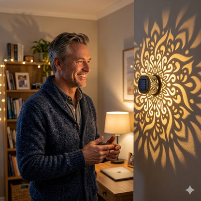 LUCES LED DE PROYECCION DE MANDALA -ILUMINA TU HOGAR