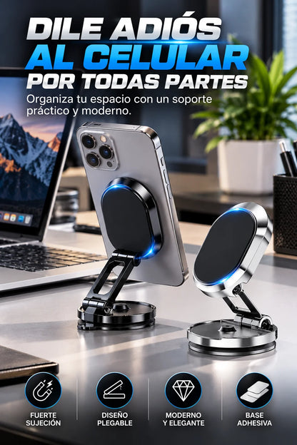 SOPORTE MAGNÉTICO COMPACTO-MANTIENE TU CELULAR FIRME Y SEGURO EN CADA VIAJE