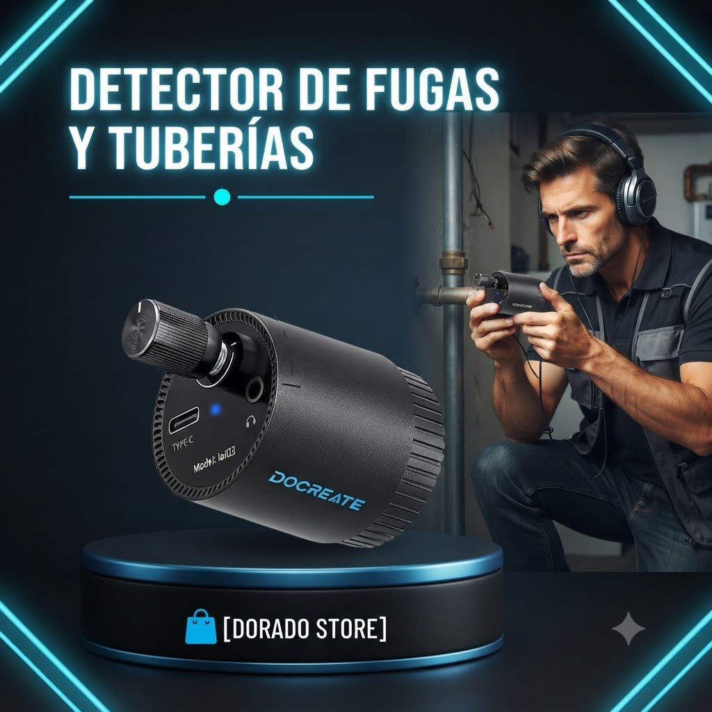 DETECTOR DE FUGAS DE AGUA Y TUBERIAS-KIT PROFESIONAL DE DETECCION PARA EL HOGAR