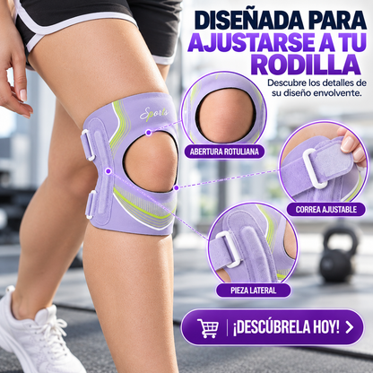 RODILLERA AJUSTABLE CON SOPORTES LATERALES