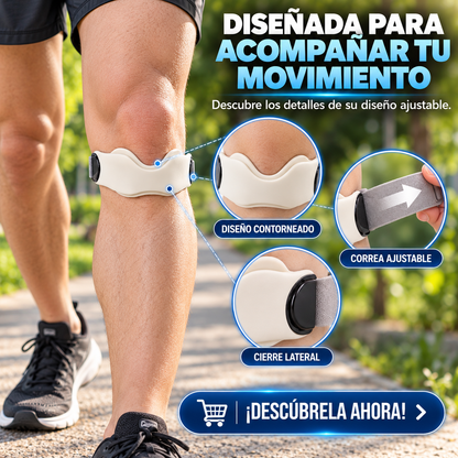 BANDA DE SOPORTE PARA RODILLA CON AJUSTE REGULABLE ( 2 UNIDADES)