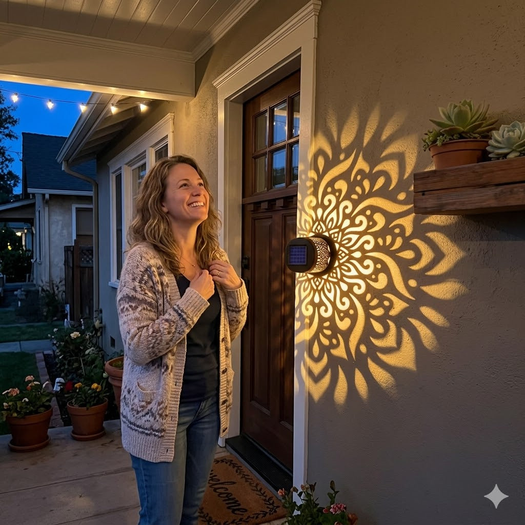 LUCES LED DE PROYECCION DE MANDALA -ILUMINA TU HOGAR