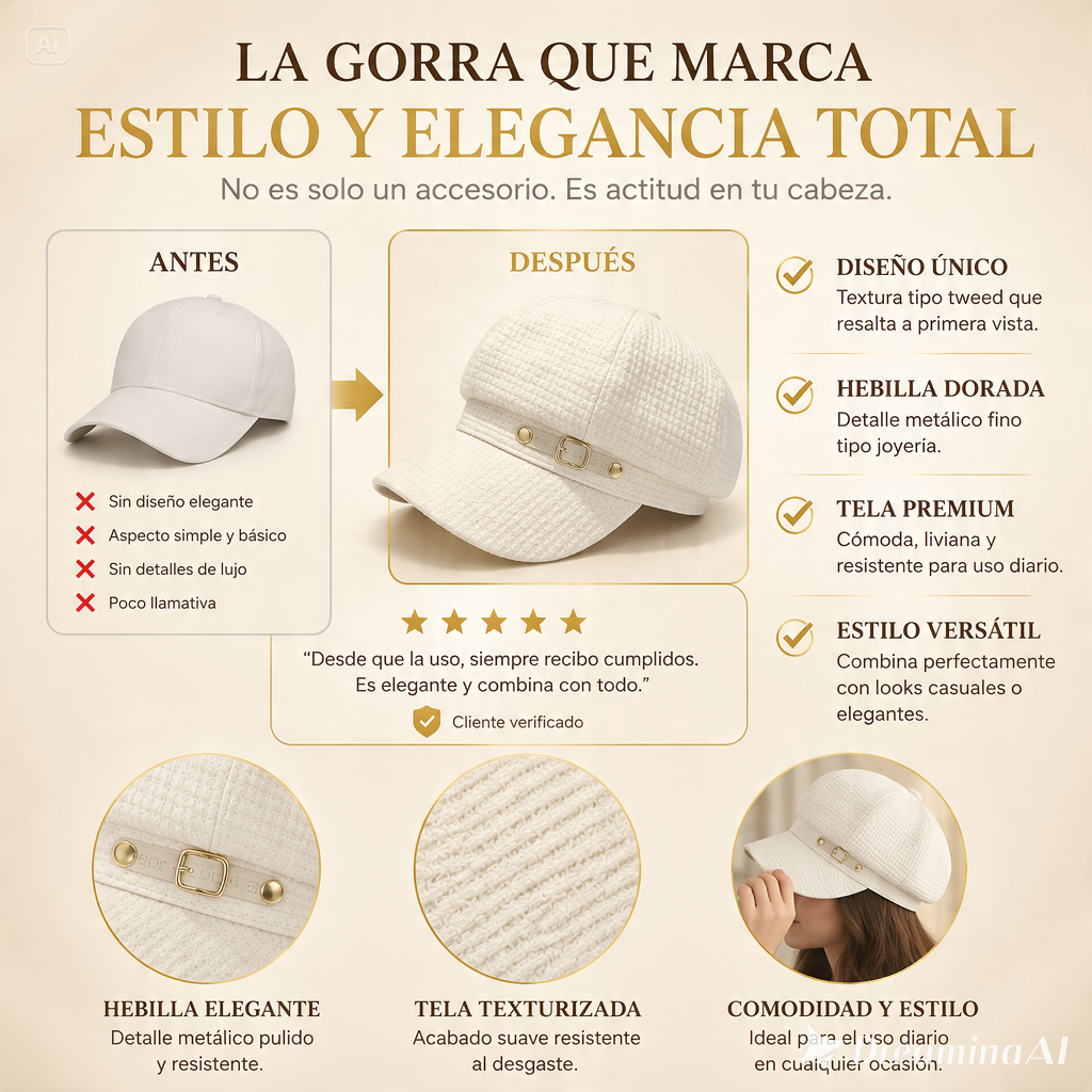 SOMBRERO BOINA PREMIUM-UN CLASICO RENOVADO, ELEGANCIA SUTIL Y VERSATIL