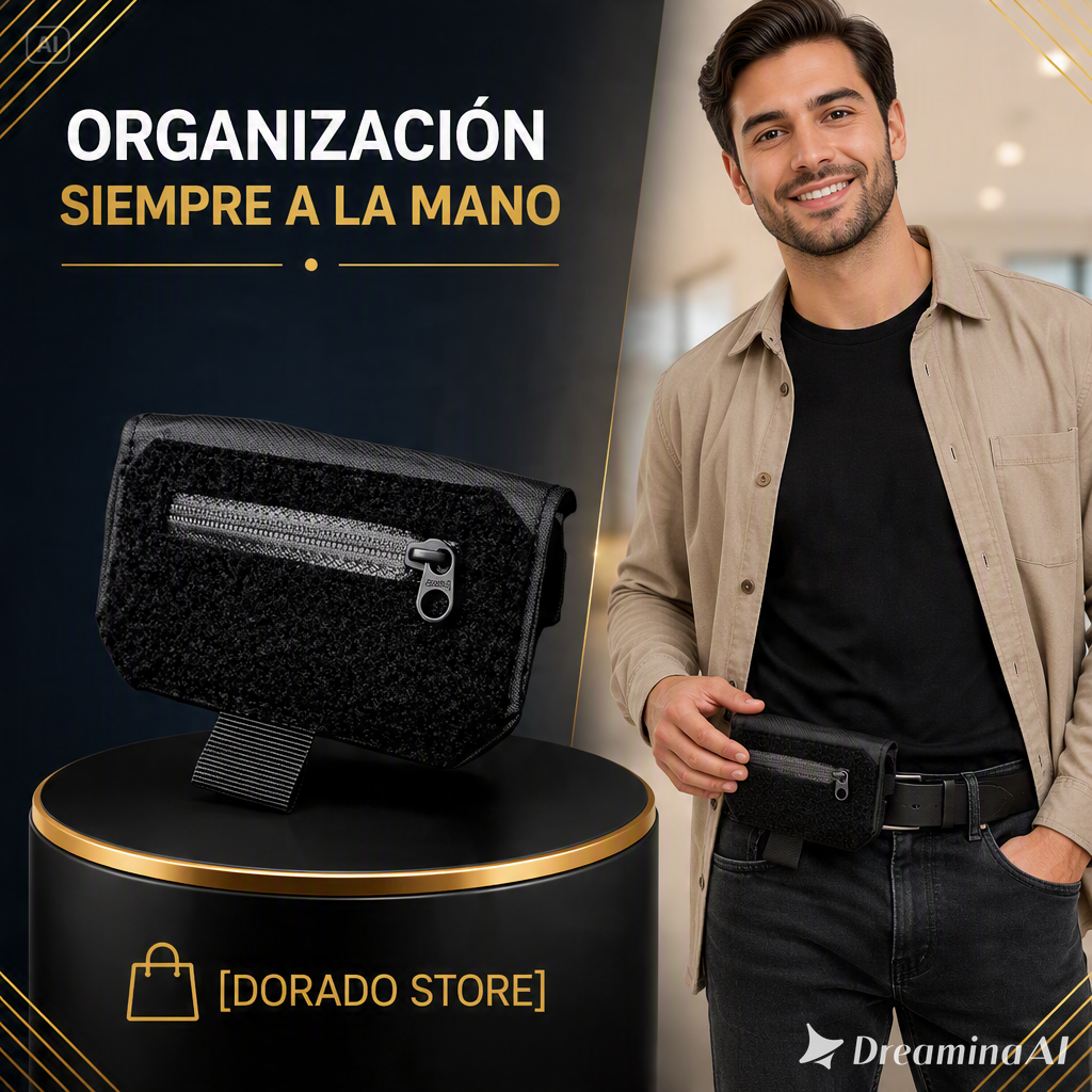 CARTERA DE CINTURA DELGADA ANTIRROBO-ALMACENAMIENTO PORTATIL PARA ARTICULOS ESENCIALES