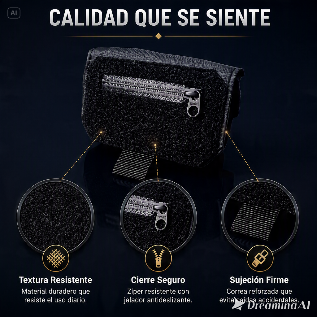 CARTERA DE CINTURA DELGADA ANTIRROBO-ALMACENAMIENTO PORTATIL PARA ARTICULOS ESENCIALES