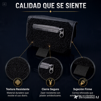 CARTERA DE CINTURA DELGADA ANTIRROBO-ALMACENAMIENTO PORTATIL PARA ARTICULOS ESENCIALES