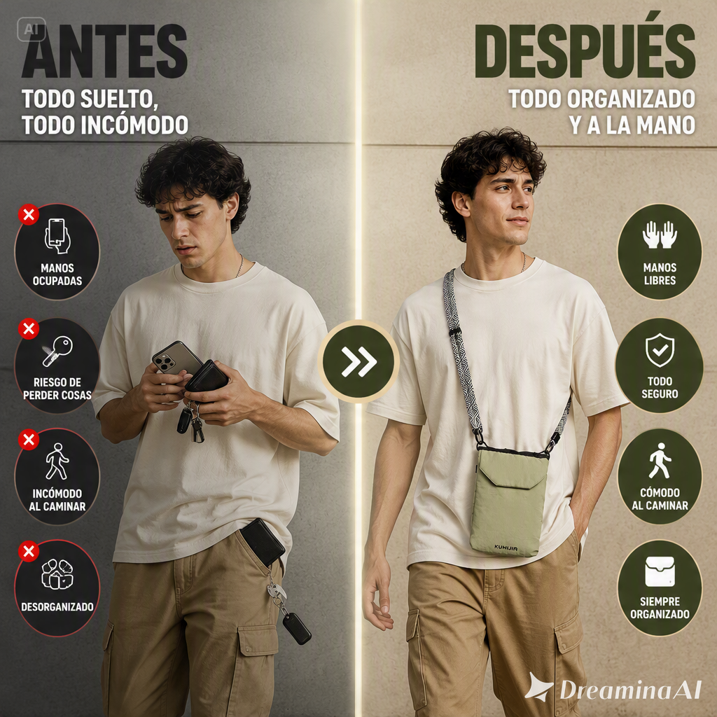 BOLSO URBANO COMPACTO-LLEVA LO ESENCIAL CONTIGO DE FORMA COMODA, LIGERA Y CON MUCHO ESTILO