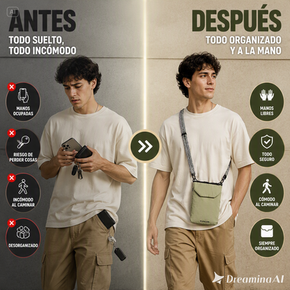 BOLSO URBANO COMPACTO-LLEVA LO ESENCIAL CONTIGO DE FORMA COMODA, LIGERA Y CON MUCHO ESTILO