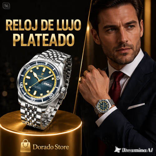 RELOJ DE HOMBRE ESTILO MILITAR-ACABADO DE LUJO Y FONDO TEXTURIZADO QUE ATRAPA TODAS LAS MIRADAS
