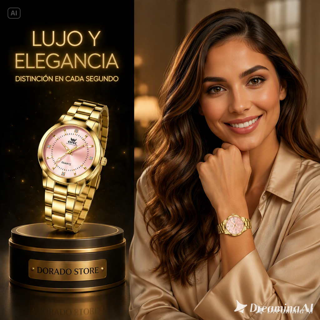 RELOJ OPK-LUJO Y DELICADEZA LA COMBINACION IDEAL ENTRE SUAVIDAD Y DESTINCION