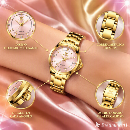 RELOJ OPK-LUJO Y DELICADEZA LA COMBINACION IDEAL ENTRE SUAVIDAD Y DESTINCION