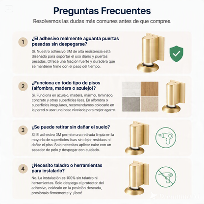 TOPE MAGNETICO ADHESIVO PARA PUERTAS-PROTEGE TUS PAREDES DE GOLPES