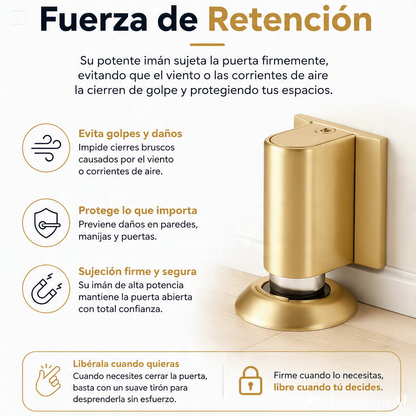TOPE MAGNETICO ADHESIVO PARA PUERTAS-PROTEGE TUS PAREDES DE GOLPES