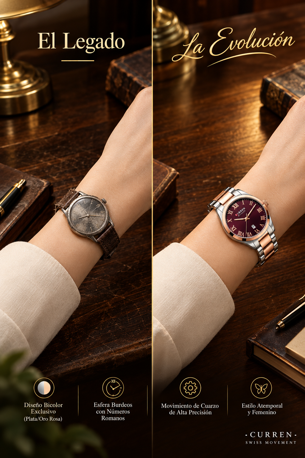 RELOJ EXCLUSIVO QUE TODA MUJER NECESITA LLEVAR PARA BRILLAR
