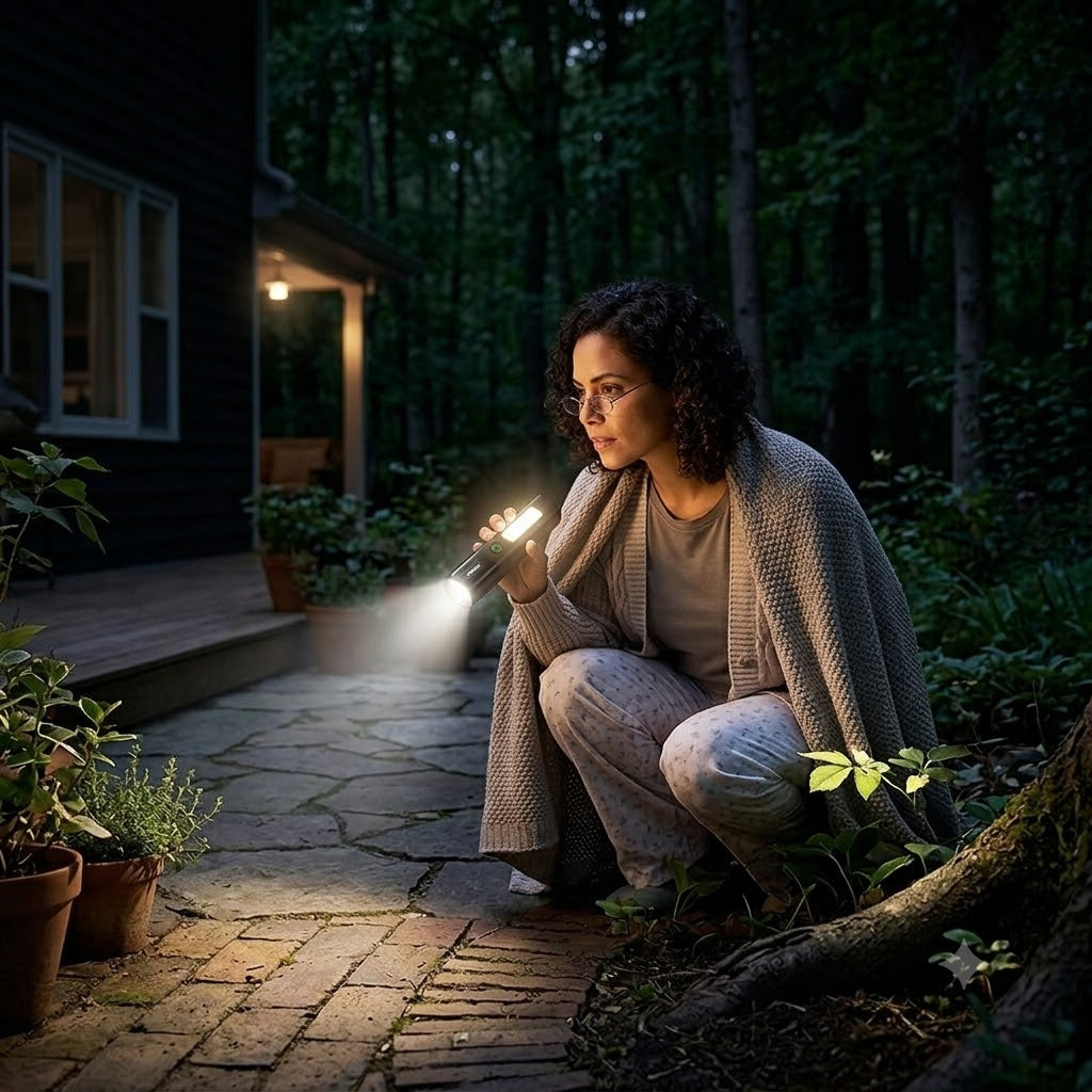 LINTERNA PHILIPS-DE ALTO LUMEN COB CON FUNCION DE ILUMINACION LATERAL