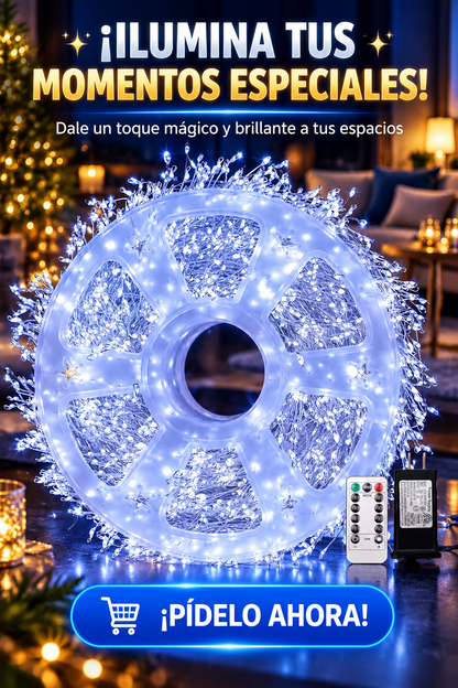 GUIRNALDA DE LUCES LED DECORATIVAS-ILUMINA TUS ESPACIOS CON UN BRILLO MÁGICO