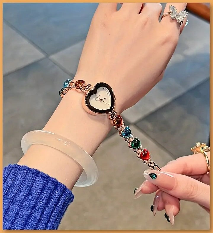 RELOJ DE CORAZON- ACABADOS DE ALTA CALIDAD