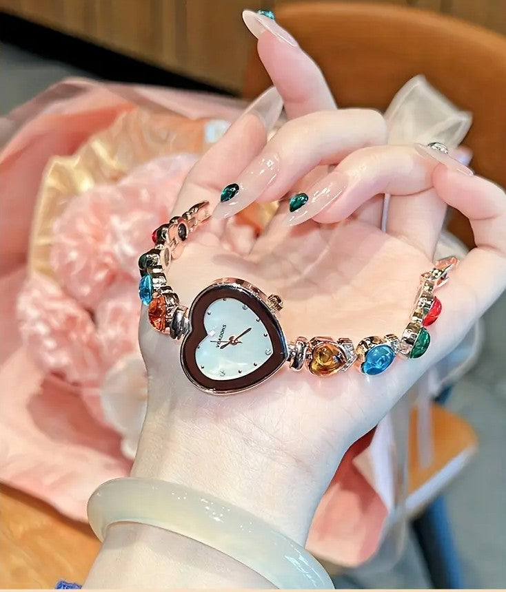 RELOJ DE CORAZON- ACABADOS DE ALTA CALIDAD