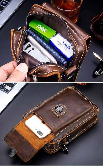 BOLSO CUERO PARA HOMBRE- CALIDAD GARANTIZADA