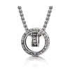 COLLAR PLATA CON DOBLE ANILLO