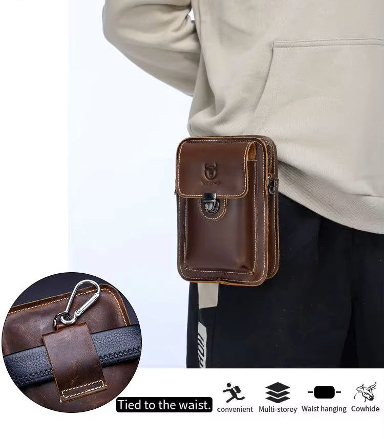 BOLSO CUERO PARA HOMBRE- CALIDAD GARANTIZADA