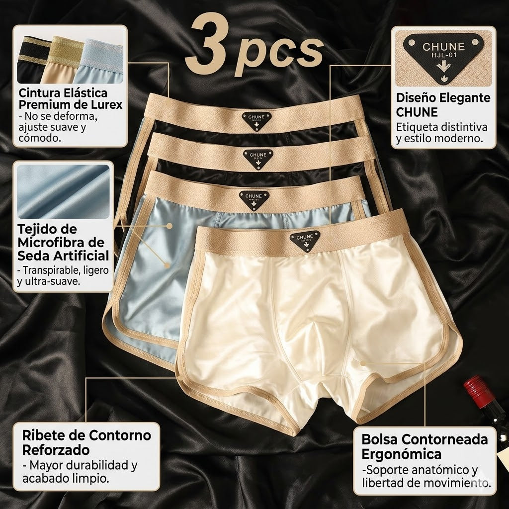 PACK DE 3 BOXERS - COMODIDAD  Y FRESCURA TODO EL DIA