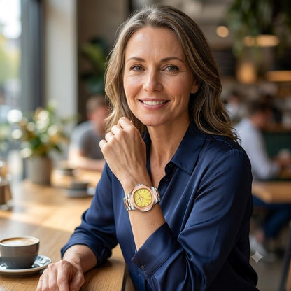 RELOJ POEDAGAR PARA DAMA - MODELO FUTURISTA DISEÑADA PARA UNA REYNA