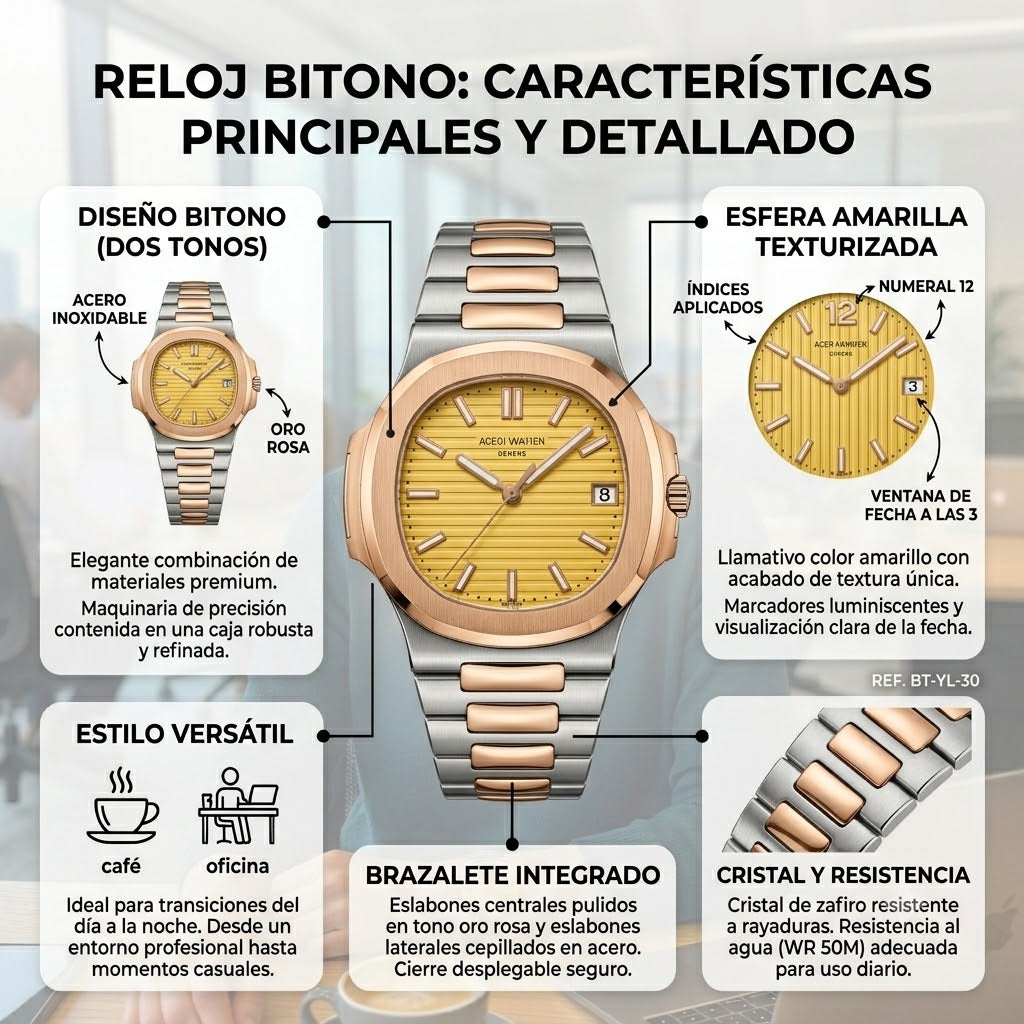 RELOJ POEDAGAR PARA DAMA - MODELO FUTURISTA DISEÑADA PARA UNA REYNA